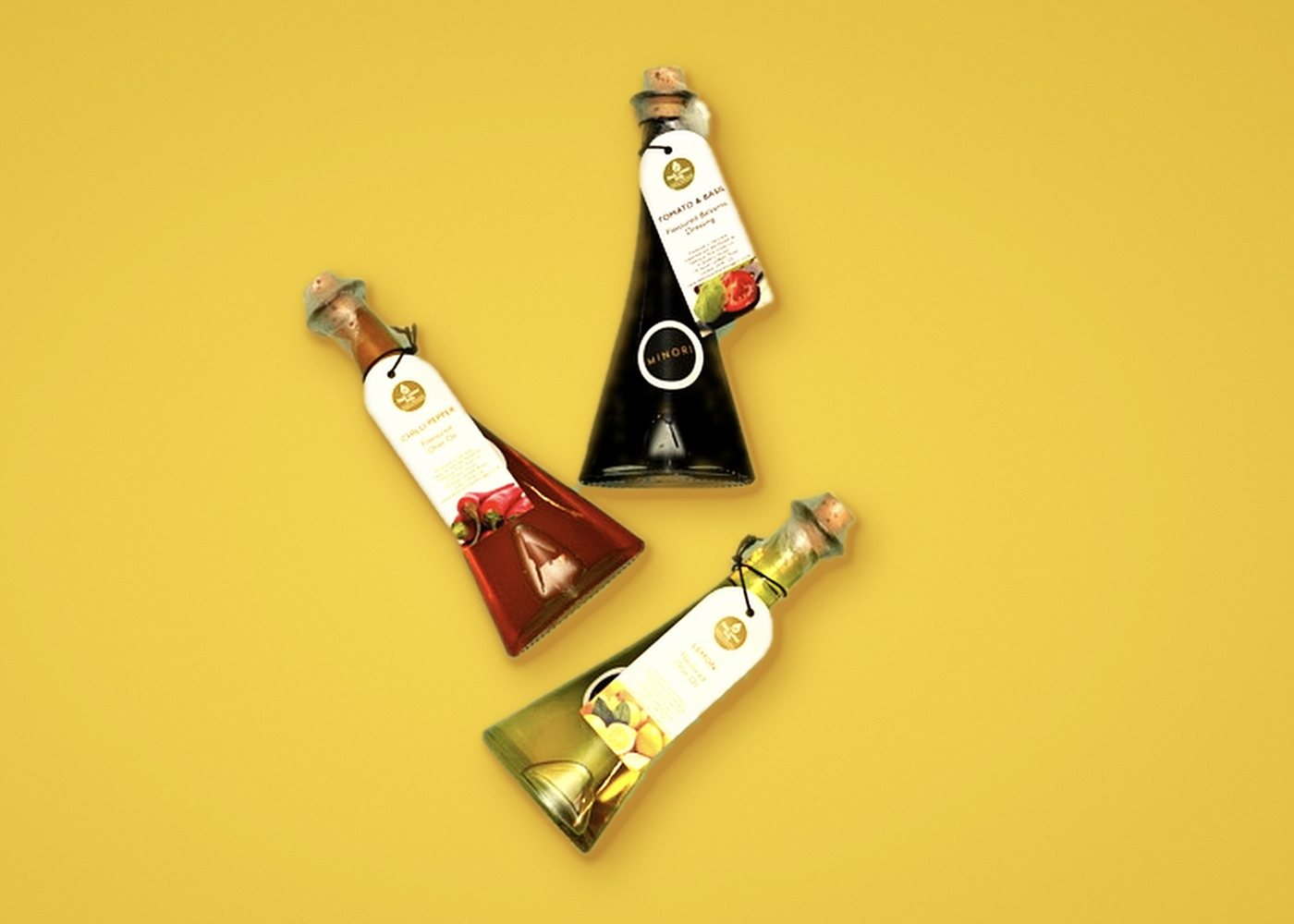 Oils and balsamic dressing from the deli
