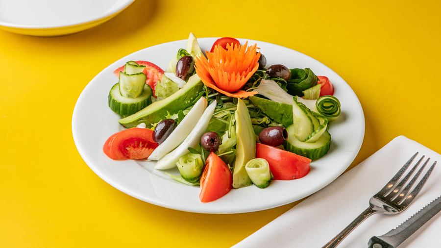 A chopped salad